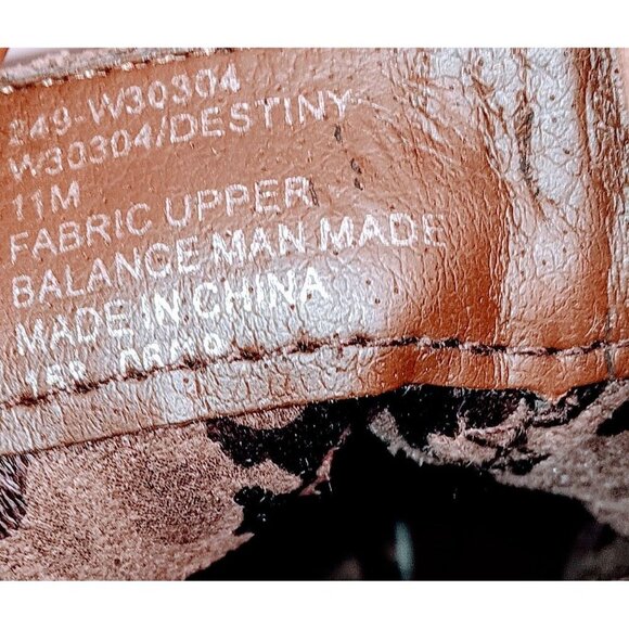 Womens Brown Suede Ankle Boots With Block Heel Size 11M - Picture 6 of 7